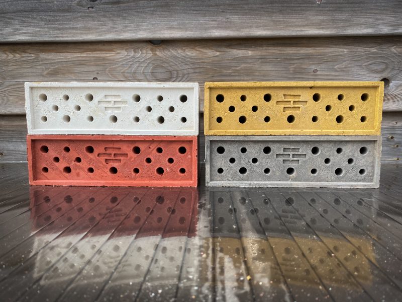 Bee Brick Nesting Sites for Solitary Bees | Bee-Friendly Habitats